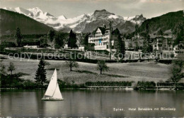 13781067 Spiez Thunersee BE Hotel Belvedere Mit Bluemlisalp Spiez Thunersee BE - Other & Unclassified