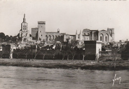 AD388 Avignon - Le Palais Des Papes Et Le Rhone / Non Viaggiata - Avignon (Palais & Pont)