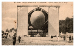 Epinal - Terrain De La Louvroie - Le Dirigeable Capitaine Ferber Dans Son Hangar (Testart) - Golbey