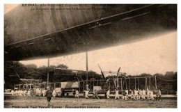 Epinal - Le Dirigeable Capitaine Ferber - Vue De La Nacelle - Le Dirigeable Est Conduit Vers Le Hangar (Testart) - Golbey