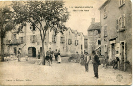 -48 - LOZERE -    LE MASSEGROS- Place De La Poste - Sonstige & Ohne Zuordnung