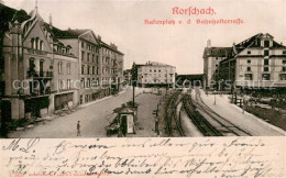 13769869 Rorschach Bodensee SG Hafenplatz Von Der Bahnhofstrasse  - Other & Unclassified