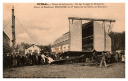 Epinal - Plateau De La Louvroie - Un Des Hangars Des Dirigeables - Départ Du Lt Bruncher En Monoplan (Testart) - Golbey