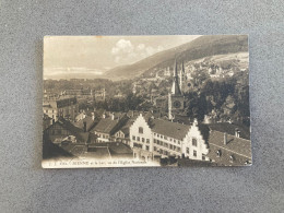 Bienne Et Le Lac, Vu De L'Eglise Nationale Carte Postale Postcard - Berne