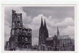 39051308 - Koeln Mit Dom Und Zerstoerter Innenstadt Gelaufen Von 1949. Leichter Bug Oben Links Und Unten Rechts, Sonst  - Koeln