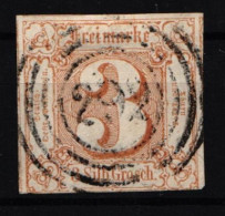 Thurn & Taxis 17 Gestempelt Unten Berührt #KY432 - Used