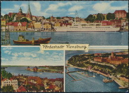 Ansichtskarte Foto Flensburg Marineschule Mürwik Hafenausfahrt Hafen Schiffe - Andere & Zonder Classificatie