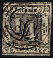 Thurn & Taxis 26 Gestempelt 2seitig Berührt #KY434 - Used