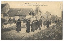 CPA 51 JUVIGNY - Inondations Janvier 1910 - Rue Principale Après La Catastrophe  - 43 Maisons Entièrement Détruites - Other & Unclassified