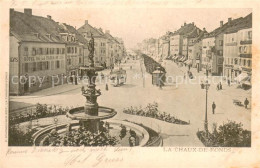 13760217 La Chaux-de-Fonds NE Innenstadt Strassenbahn  - Autres & Non Classés