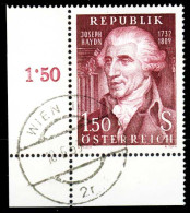 ÖSTERREICH 1959 Nr 1066 Zentrisch Gestempelt ECKE-ULI X2F75A2 - Used Stamps