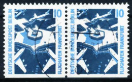 BERLIN DS SEHENSW Nr 798D Zentrisch Gestempelt WAAGR PAAR X6107AE - Used Stamps