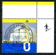 BRD BUND 2002 Nr 2242 Zentrisch Gestempelt ECKE-ORE X648D2A - Used Stamps