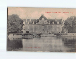 FONTAINE FRANCAISE : Château Et Etang - Très Bon état - Sonstige & Ohne Zuordnung