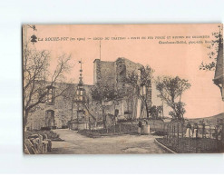 LA ROCHE POT : Cours Du Château, Puits En Fer Forgé Et Ruines Du Colombier - Très Bon état - Otros & Sin Clasificación