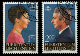 LIECHTENSTEIN 1984 Nr 864-865 Gestempelt SB4A146 - Gebruikt