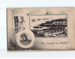 BREST : Carte Souvenir - état - Brest