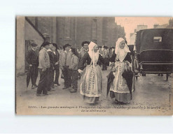 PLOUGASTEL DAOULAS : Mariées Et Mariés à La Sortie De La Cérémonie - Très Bon état - Plougastel-Daoulas