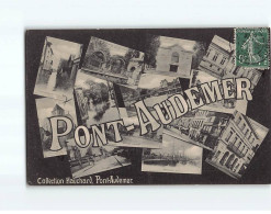 PONT AUDEMER : Carte Souvenir - état - Pont Audemer