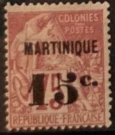 Martinique YT N° 18 Neuf *. TB Et Signé Calves. - Nuovi