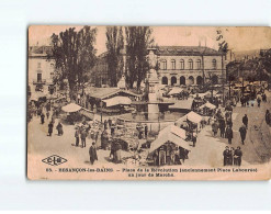 BESANCON LES BAINS : Place De La Révolution Un Jour De Marché - état - Besancon