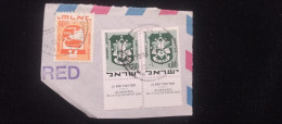 C) 442/447 1969. ISRAEL. STAMPS ON HOLON AIR MAIL ENVELOPE. PF. RAMAT GAN PK. USED. - Asia (Other)