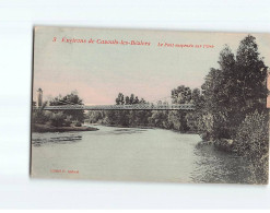 Environs De Cazouls Les Béziers, Le Pont Suspendu Sur L'Orb - état - Other & Unclassified