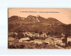 SALINS LES BAINS : La Gare Et Le Mont Poupet - Très Bon état - Altri & Non Classificati