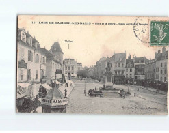 LONS LE SAUNIER LES BAINS : Place De La Liberté, Statue Du Général Lecourbe - état - Lons Le Saunier