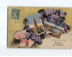 TOULOUSE : Carte Souvenir - état - Toulouse