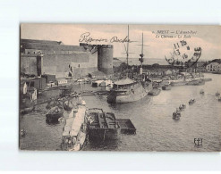 BREST : L'Avant-Port, Le Château, La Rade - état - Brest