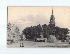 ROSCOFF : La Place De L'Eglise - état - Roscoff