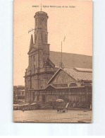 BREST : Eglise Saint-Louis Et Les Halles - état - Brest