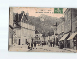 POLIGNY : La Grande Rue Et La Croix Du Dent - état - Poligny