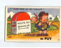 LE PUY EN VELAY : Carte Souvenir, Système Dépliant -  état ( Partiellement Décollée ) - Le Puy En Velay