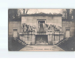 PARIS : Cimetière Du Père Lachaise, Monument Aux Morts - Très Bon état - Altri Monumenti, Edifici