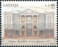 Latvia 2021. International Recognition Of Latvia Sovereignty (MNH OG) Stamp - Letland