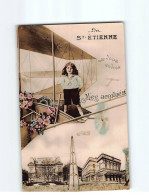 SAINT ETIENNE : Carte Souvenir - état - Saint Etienne