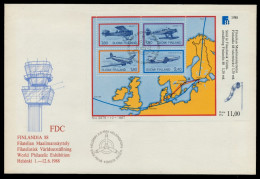 FINNLAND Block 4 BRIEF FDC X9117BA - Other & Unclassified