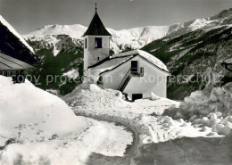 13757699 Wergenstein GR Wergensteiner Kirchlein Mit Schamserberg Wergenstein GR - Autres & Non Classés