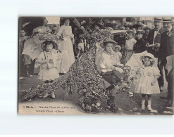 BLOIS : Fête Des Fleurs Du 19 Juin 1910, Tricycle Fleuri, Oiseau - Très Bon état - Blois