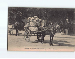 BLOIS : Fête Des Fleurs Du 19 Juin 1910, Voiture Fleurie - Très Bon état - Blois