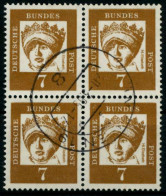 BRD DS BED. DEUT. Nr 348y Zentrisch Gestempelt VIERERBLOCK X95D122 - Used Stamps