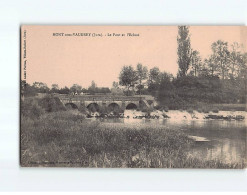 MONT SOUS VAUDREY : Le Pont Et L'Ecluse - Très Bon état - Autres & Non Classés