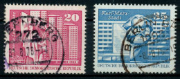 DDR DS AUFBAU IN DER Nr 1820-1821 Gestempelt X68AC62 - Used Stamps