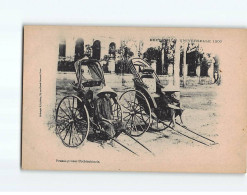PARIS : Exposition Universelle 1900, Pousse-pousse Cochinchinois - Très Bon état - Expositions