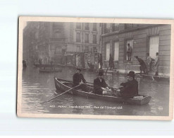 PARIS : Inondations 1910, Rue De L'Université - état - Überschwemmung 1910