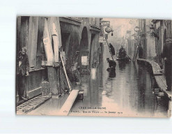 PARIS : Inondations 1910, Rue De Bièvre - état - Überschwemmung 1910