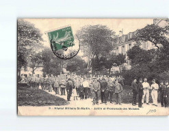 PARIS : Hôpital Militaire Saint-Martin, Jardin Et Promenade Des Malades - état - Gesundheit, Krankenhäuser