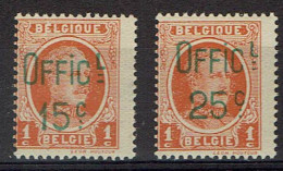 Belgie 1928 -  OBP PR1/2** - Ontwerp Van Dienstzegels - Privées & Locales [PR & LO]